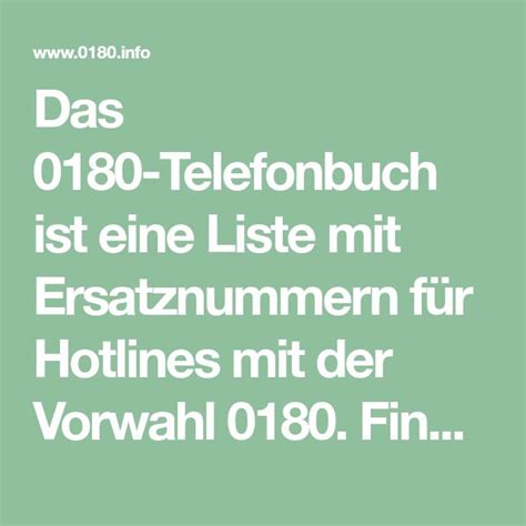 0180 telefonbuch
